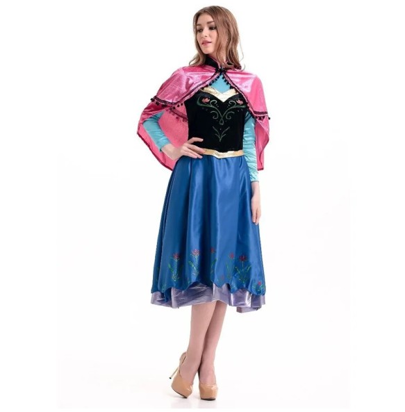 Cosplay Costume for Women, Ideal for Performances and Themed Events Frozen Anna Princess