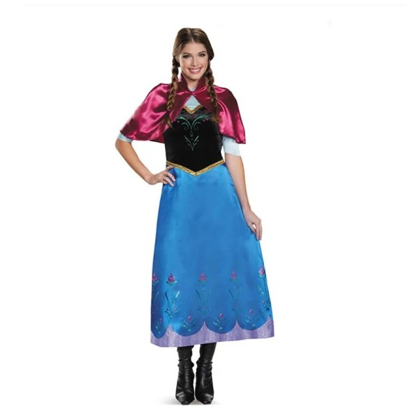 Cosplay Costume for Women, Ideal for Performances and Themed Events Frozen Anna Princess