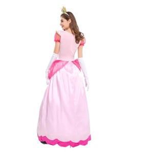 Princess Costume New Mary Pinkie Princess Dress Party Queen Dress Pink Peach Blossom