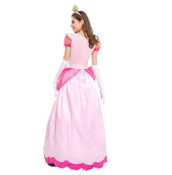 Princess Costume New Mary Pinkie Princess Dress Party Queen Dress Pink Peach Blossom