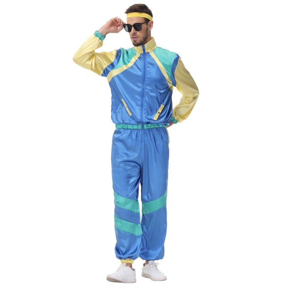 Cosplay  Halloween Costumes 70s Retro Disco Couple Sportswear Cos Party Stage Performance Costumes