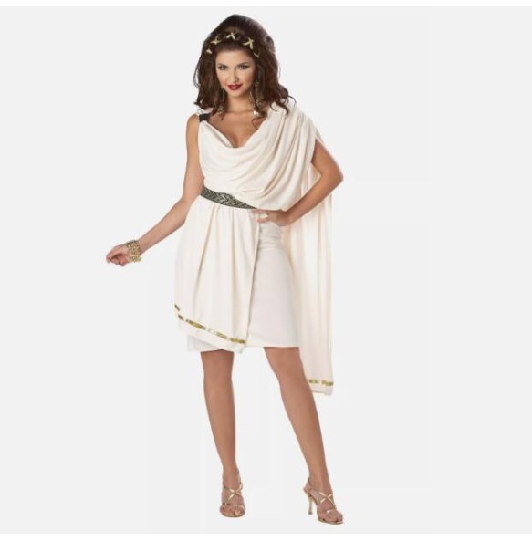 2024 Ancient Egypt Romans Greeck Zeus Toga Goddess Couple Costume  anime cosplay