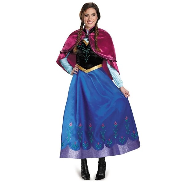 Cosplay Costume for Women, Ideal for Performances and Themed Events Frozen Anna Princess