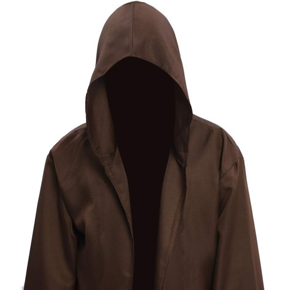 2024  Wizard Tunic Hooded Robe Halloween Cloak Cosplay Costumes Brown  cosplay costumes