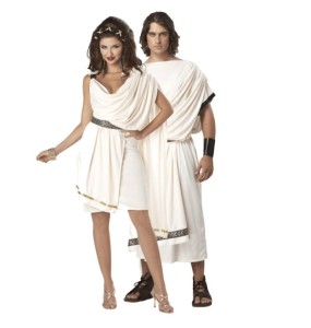 2024 Ancient Egypt Romans Greeck Zeus Toga Goddess Couple Costume  anime cosplay