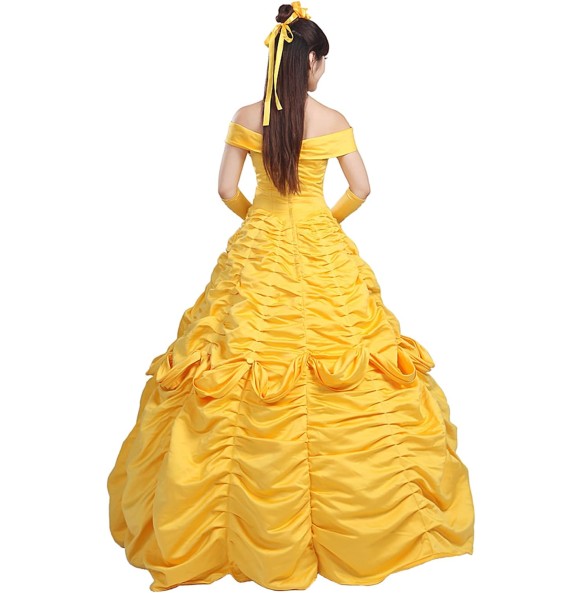 Beauty and Beast Prince Costume Halloween Princess Bell Costume Performance Princess Bell Dress