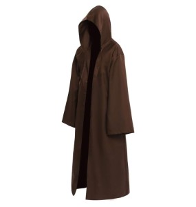 2024  Wizard Tunic Hooded Robe Halloween Cloak Cosplay Costumes Brown  cosplay costumes