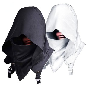 Hooded Cloak Cape Cowl Adult Cyberpunk Costumes Pagan Accessory Cosplay Medieval Assassin Hat Warrior Outfit And Daily Wear