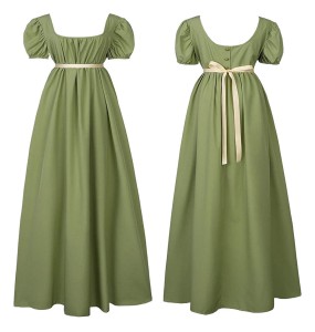 New, Bridgetown costume retro regent dress, high-waisted prom dress Victorian tea dress