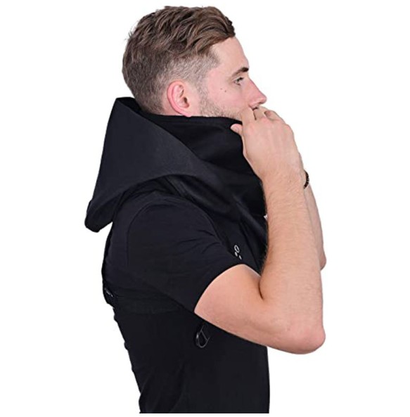 Hooded Cloak Cape Cowl Adult Cyberpunk Costumes Pagan Accessory Cosplay Medieval Assassin Hat Warrior Outfit And Daily Wear