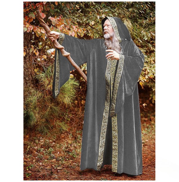 2024 Unisex Halloween Costume Medieval Cape Cloak Adult Hooded Death Vampire Wizard Monk Witch Costume Priest Pastor Gown Robe