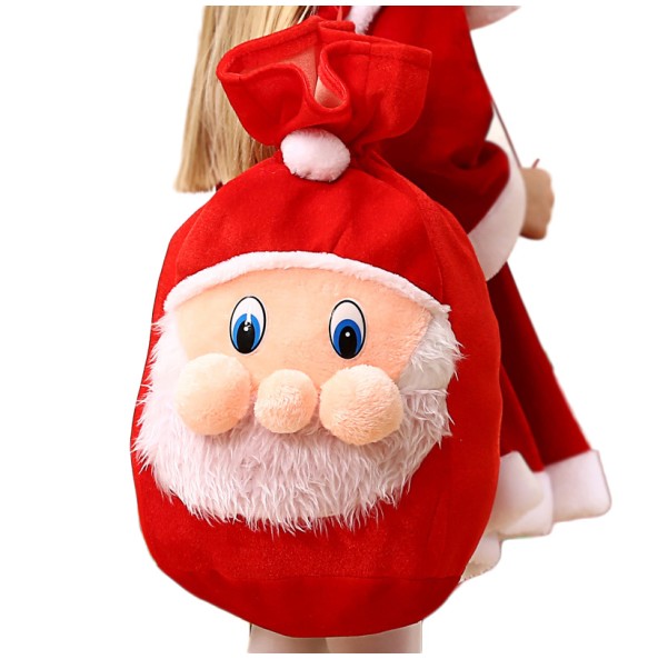 2 4 6 8 10 Years Christmas Costume Boys Girls Santa Claus Red Dress With Cloak Kids Children Clothing Girl's Clothes