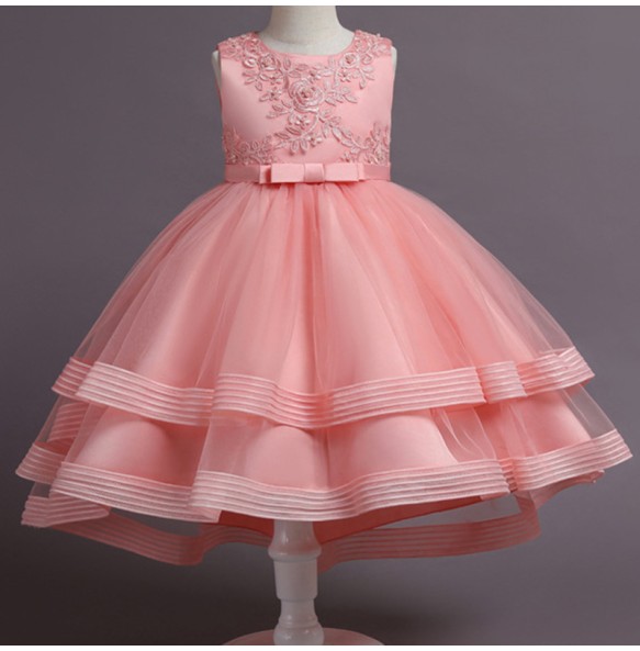 Baby Girls Flower Princess Ball Gown Party Tutu Dress For Brithday Wedding Dresses Kids Christmas Dress Children Girls Clothing