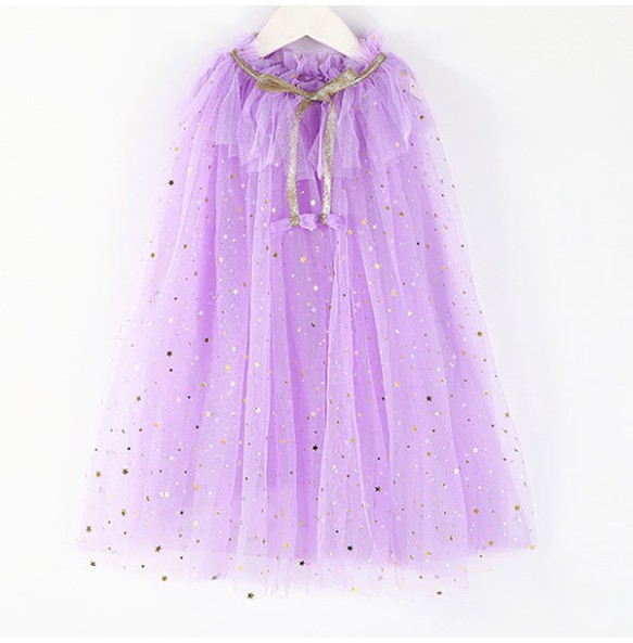 Christmas Halloween Girls Cloak Outerwear One Size Sequins Shawl Kids Coat for Birthday Party Beach Rainbow Princess Costume