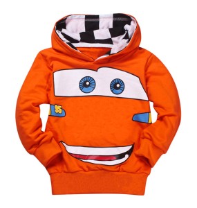 Baby Boys Cars Lightning McQueen Hoody Outerwear Toddler Kids Spring Autumn Thinner Sport Sweatershirt Hoodied T Shirt Outfits