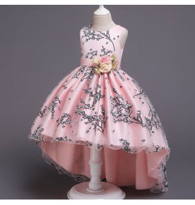 Baby Girls Flower Princess Ball Gown Party Tutu  Dress For Kids Elegant Brithday Wedding Christmas Dresses Children Clothing