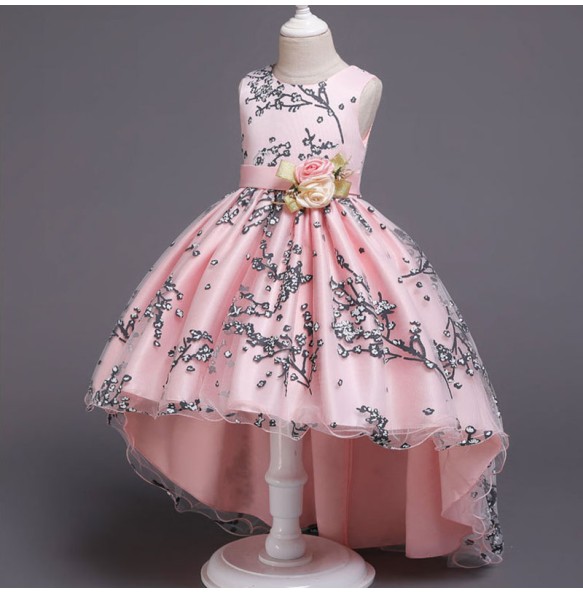 Baby Girls Flower Princess Ball Gown Party Tutu  Dress For Kids Elegant Brithday Wedding Christmas Dresses Children Clothing