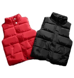 Boys Girls Winter Autumn Down Vest Coat Children Kids Warm Waistcoat Outerwear Clothing Infant Jacket for 3 4 5 6 7 8 9 10 years