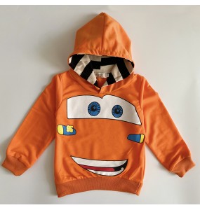 Baby Boys Cars Lightning McQueen Hoody Outerwear Toddler Kids Spring Autumn Thinner Sport Sweatershirt Hoodied T Shirt Outfits