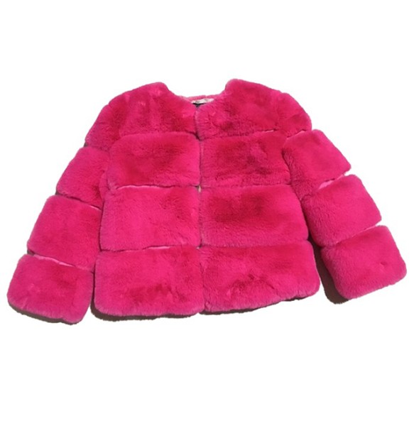 Baby Girls Faux Fur Coat Winter Children Girls Long Sleeve Christmas Jacket Warm Kids Girls Snow Coat Girls Outerwear Clothing