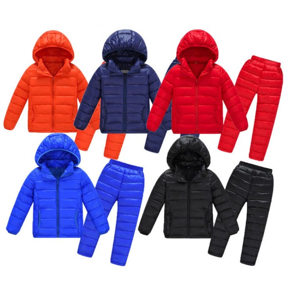 Winter Jackets for Children Boys Girls Autumn Down Coat Jacket Suit Windbreaker Costumes for 2 4 6 8 10 years Outfits Clothes