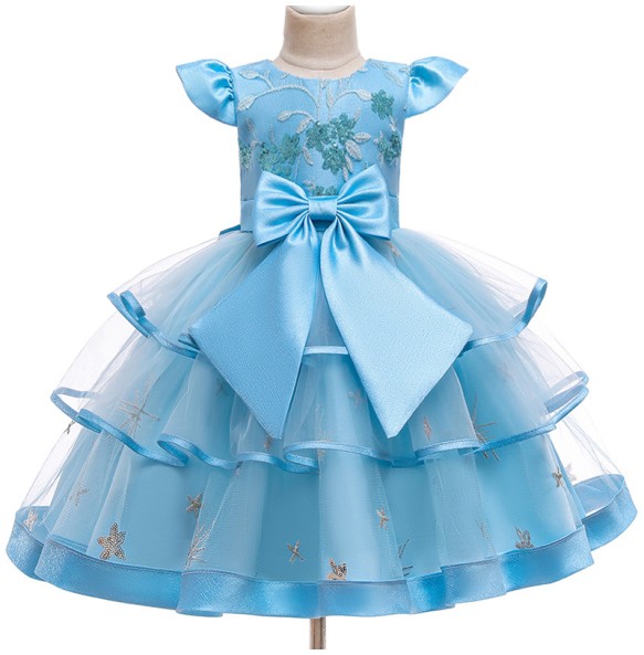 Baby Girls Flower Princess Ball Gown Party Tutu Dress For Brithday Wedding Dresses Kids Christmas Dress Children Girls Clothing