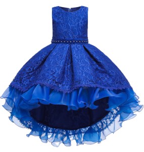 Baby Girls Princess Lace Flower Wedding Christmas Party Tutu Dress Children Kids Elegant Vestidos for 4-15Years Teenager Wear