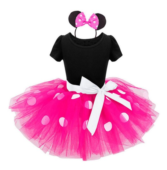 Halloween Cosplay Xmas Toddler Girls Ballet Dot Tutu Dress Party Kids Girl Birthday Fancy Children Dress