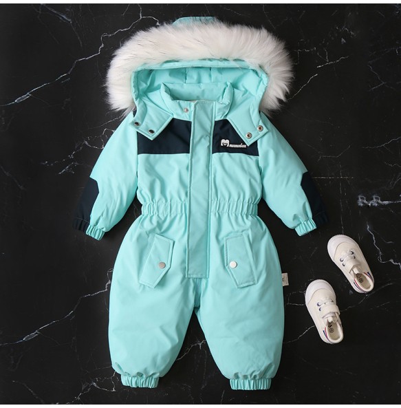 Winter Baby Boys Girls Thick Warm Rompers Toddler Kids Ski Clothes Children SnowSuit Clothing for 1 2 3 4 years