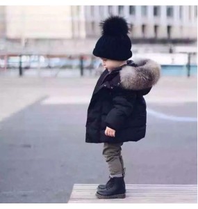 Children Kids Winter Thick Hooded Outerwear Baby Boys Girls Jacket Coat Christmas Warm Parka Cotton-Padded Clothes Snow Wear