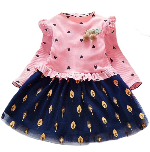 Baby Girls Spring Autumn Sweater Star Dress Infant Girl's Christmas Children Clothing Toddler Kids Dresses Clothes for 1- 6Years