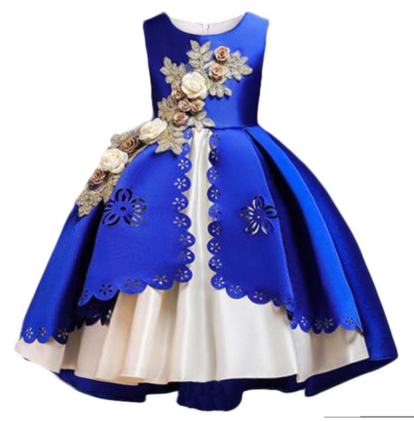 New Baby Girls Flower Dress Christmas Princess Wedding Elegant Kids Elegant Dresses Children Clothing Party Costume Clothes