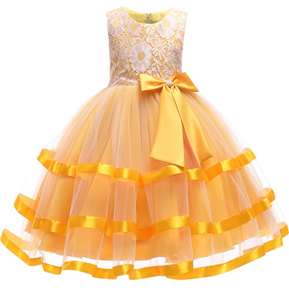 Baby Girls Dress Christmas Vestidos Costumes Princess Girl's Lace Flower Dresses Ball Gown Pageant Party Dress Children Clothing