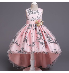 Baby Girls Flower Princess Ball Gown Party Tutu  Dress For Kids Elegant Brithday Wedding Christmas Dresses Children Clothing