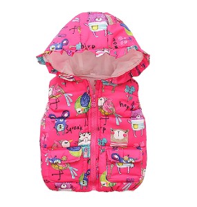 Children Vests For Girls Toddler Kids Hooded Vest Christmas Thin Soft Jacket Coat Autumn Winter Baby Girl Waistcoat Outerwear