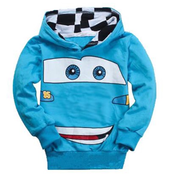 Baby Boys Cars Lightning McQueen Hoody Outerwear Toddler Kids Spring Autumn Thinner Sport Sweatershirt Hoodied T Shirt Outfits