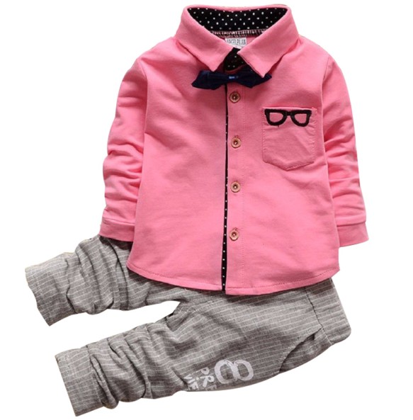 Toddler Boys Gentleman Clothes Set Kids Top T Shirt Blouse Stripe Pants Children Clothing Set Infant Birthday Christmas Costumes