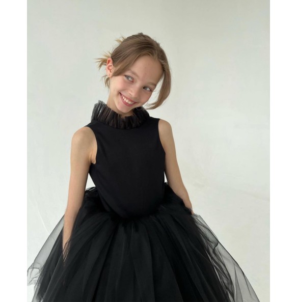 Girls' Dress Summer Fashion Open Back Princess Dress School Party Stage Show Performance Dress Wedding Flower Girl Evening Dress