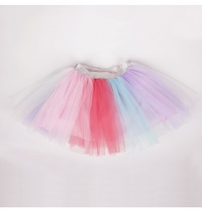 Summer Toddler Girls Clothes Children Clothing Kids Pink Unicorn Birthday Outfit T Shirt Princess Rainbow Tutu Dress Clothes Set