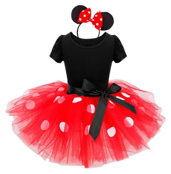 Halloween Cosplay Xmas Toddler Girls Ballet Dot Tutu Dress Party Kids Girl Birthday Fancy Children Dress