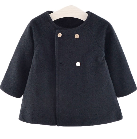 Baby Girl Boys Spring Winter Wool Blends Jacket Coat Clothes Infant Toddler Christmas New Years Costume Blend Clothing Outerwear