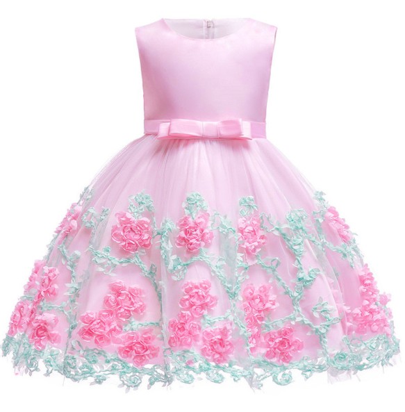 Baby Kids Tutu Birthday Princess Party Dress for Girls Infant Lace Children Elegant Dress Clothing for Girl Baby Girls Clothes