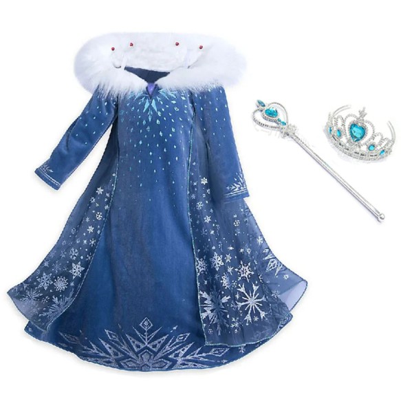 Autumn and Winter New Girl Role Play Long Sleeved Dress Halloween Party School Stage Play Princess Cosplay Dress for 2-10 Years