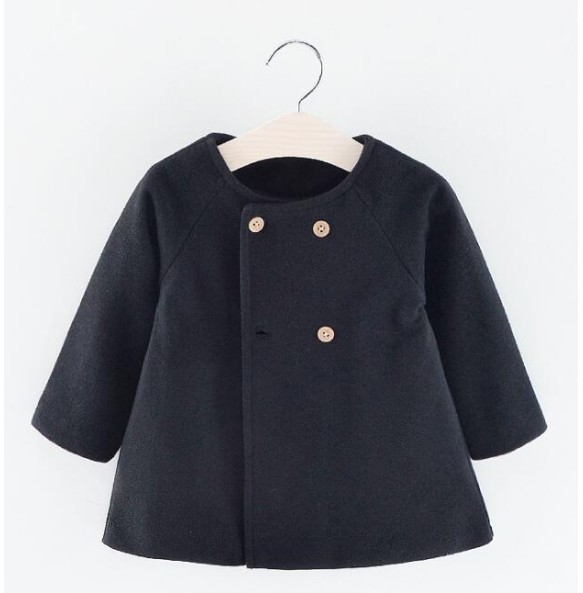 Baby Girl Boys Spring Winter Wool Blends Jacket Coat Clothes Infant Toddler Christmas New Years Costume Blend Clothing Outerwear