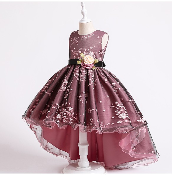 Baby Girls Flower Princess Ball Gown Party Tutu  Dress For Kids Elegant Brithday Wedding Christmas Dresses Children Clothing