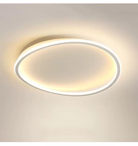 Simple Design Modern Round Wave Ceiling Lamp Household Study Room Living  Dector  Warm Bedroom Led Indoor Lighting For Home