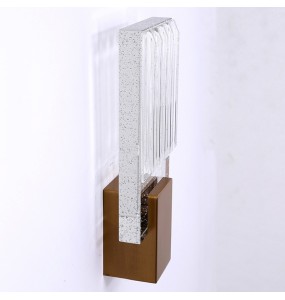 Modern Minimalist Nordic Luxury Crystal Wall Lamp Creative Lighting Living Room Background  Bedroom Bedside Led Lights