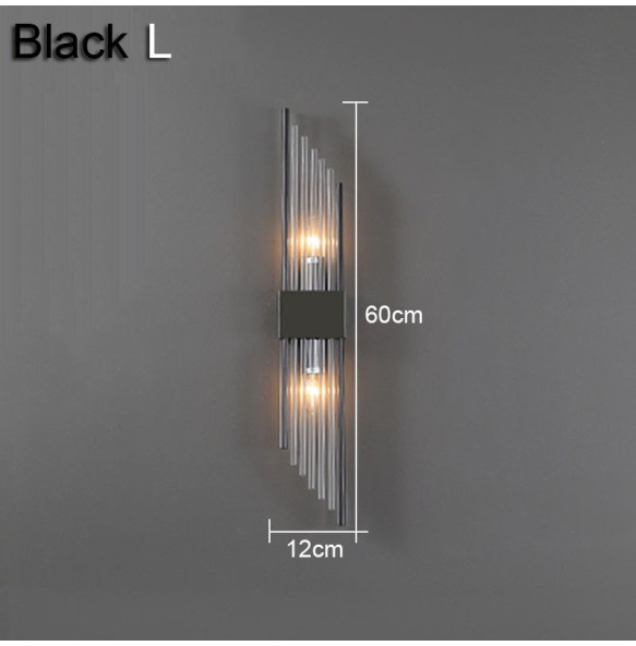 New Style Luxury Crystal Wall Lamp Living Room Bedroom Hotel Bedside Tv Background Decor Creative Led  Indoor Lighting For Home