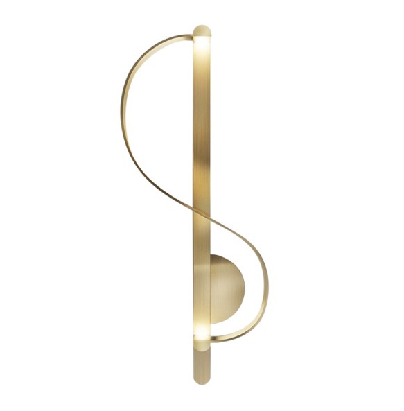 Modern Minimalist Musical Notes Wall Lamp Living Room Tv Decoration Bedroom Bedside  Led Indoor Lighting For Home