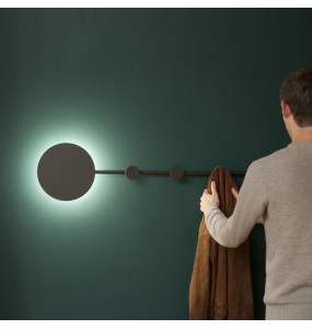 Nordic Minimalist Creative Simple Wall Lamp Modern Bedroom Bedside Entrance Hallway Coat Rack Hook Led Indoor Lighting